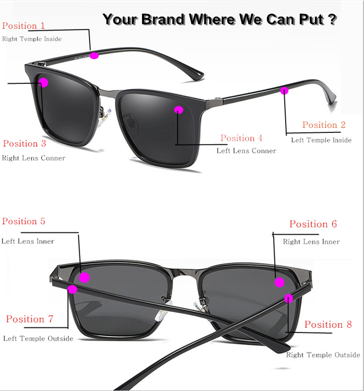 Kusila Fashion Sunglasses Unisex Women Men CUSTOM SHADES SUNGLASSES LOGO