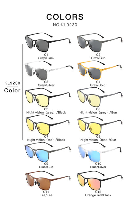 Kusila Aluminum Magnesium Sunglasses Unisex Women Men CUSTOM SHADES SUNGLASSES LOGO