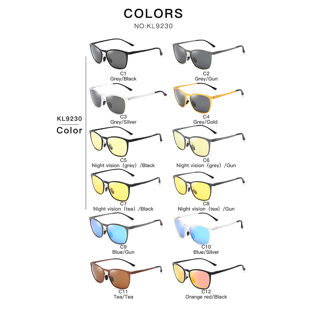 Kusila Aluminum Magnesium Sunglasses Unisex Women Men CUSTOM SHADES SUNGLASSES LOGO